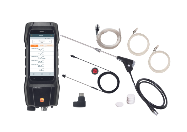 Abgasmessgerät testo 300 SE Set NO mit BT® Connector