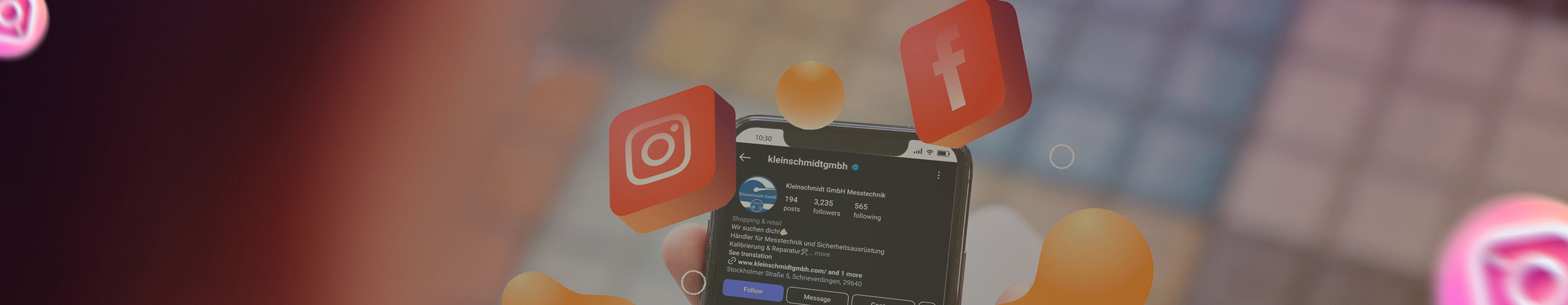 Folgt uns auf Instagram um uns besser KennenzulernenKleinschmidt