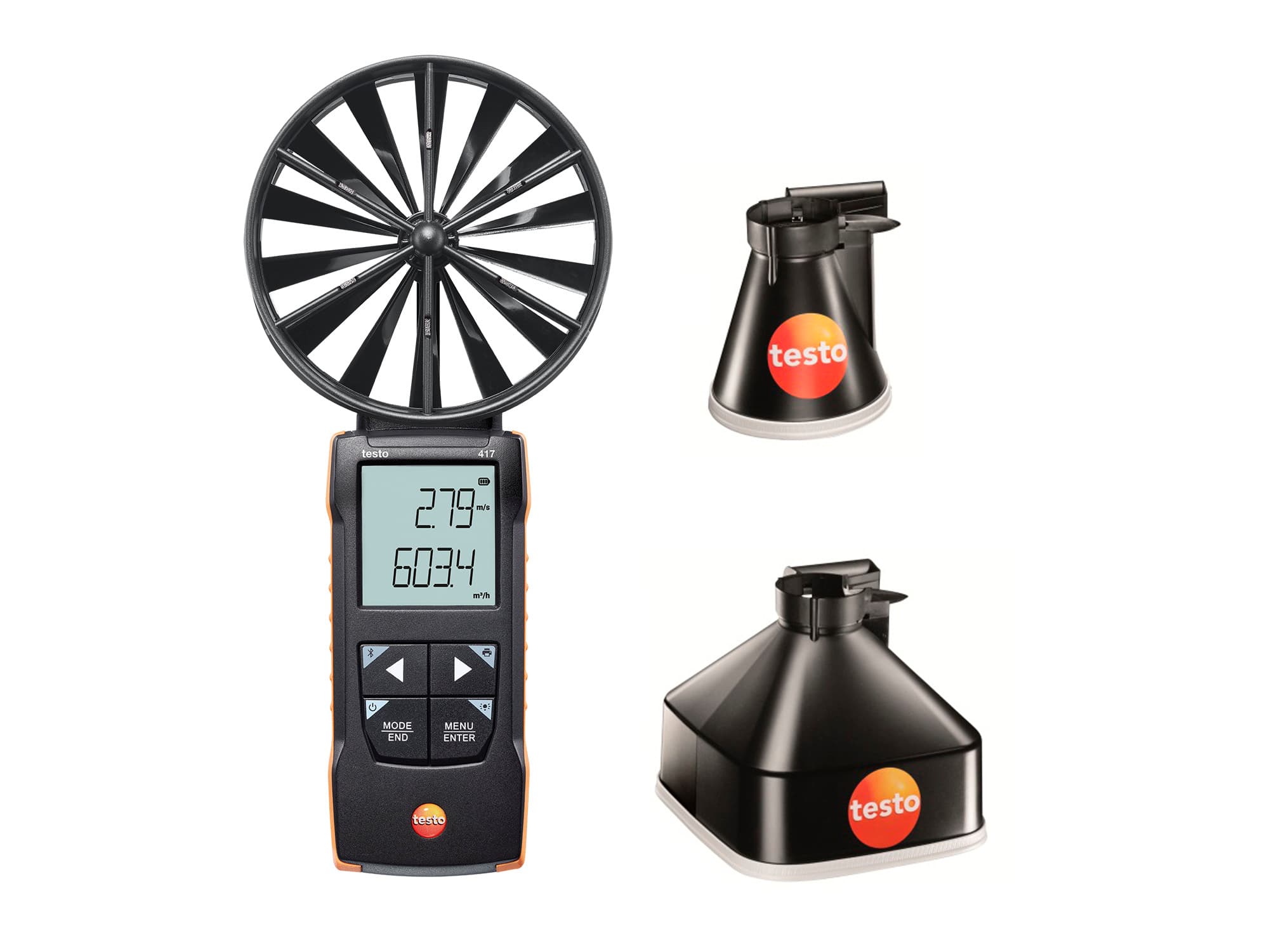testo 417-1 Flügelrad-Anemometer Set