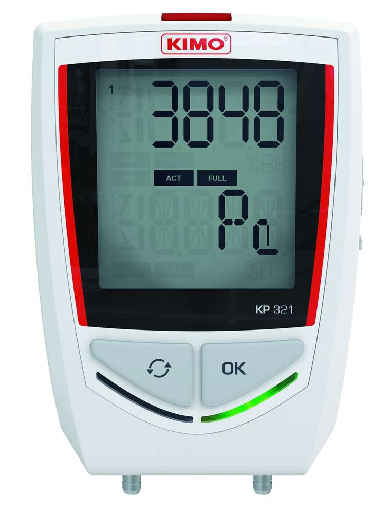 KIMO KP-321 Datenlogger für Differenzdruck