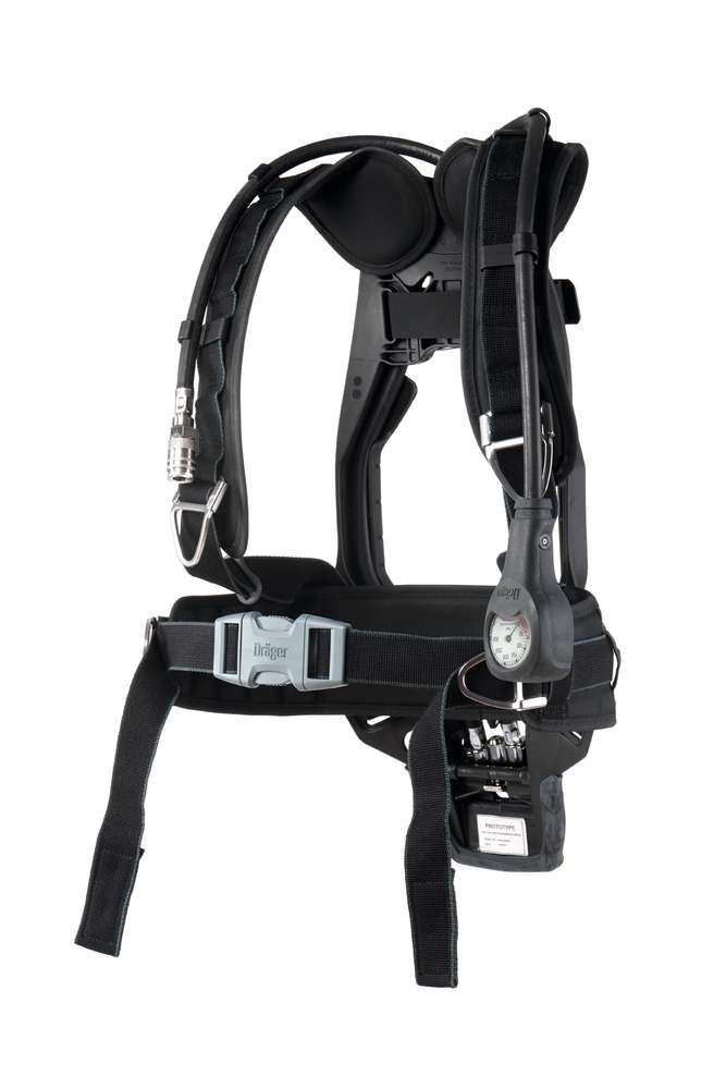 Dräger PSS® 4000 mit Einzelflaschenspannband, Manometer