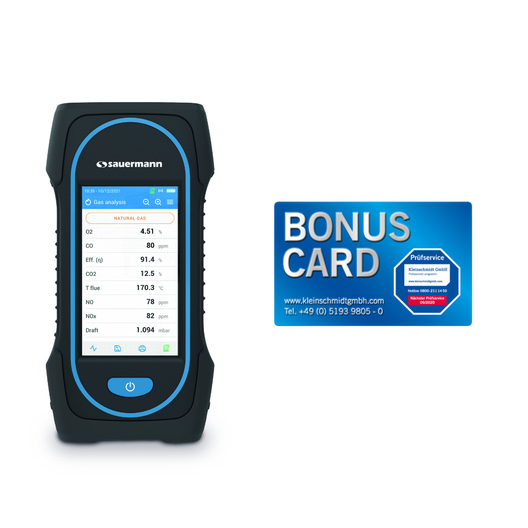 Sauermann Abgasmessgerät Si-CA 130 Blue Monday Aktionspaket