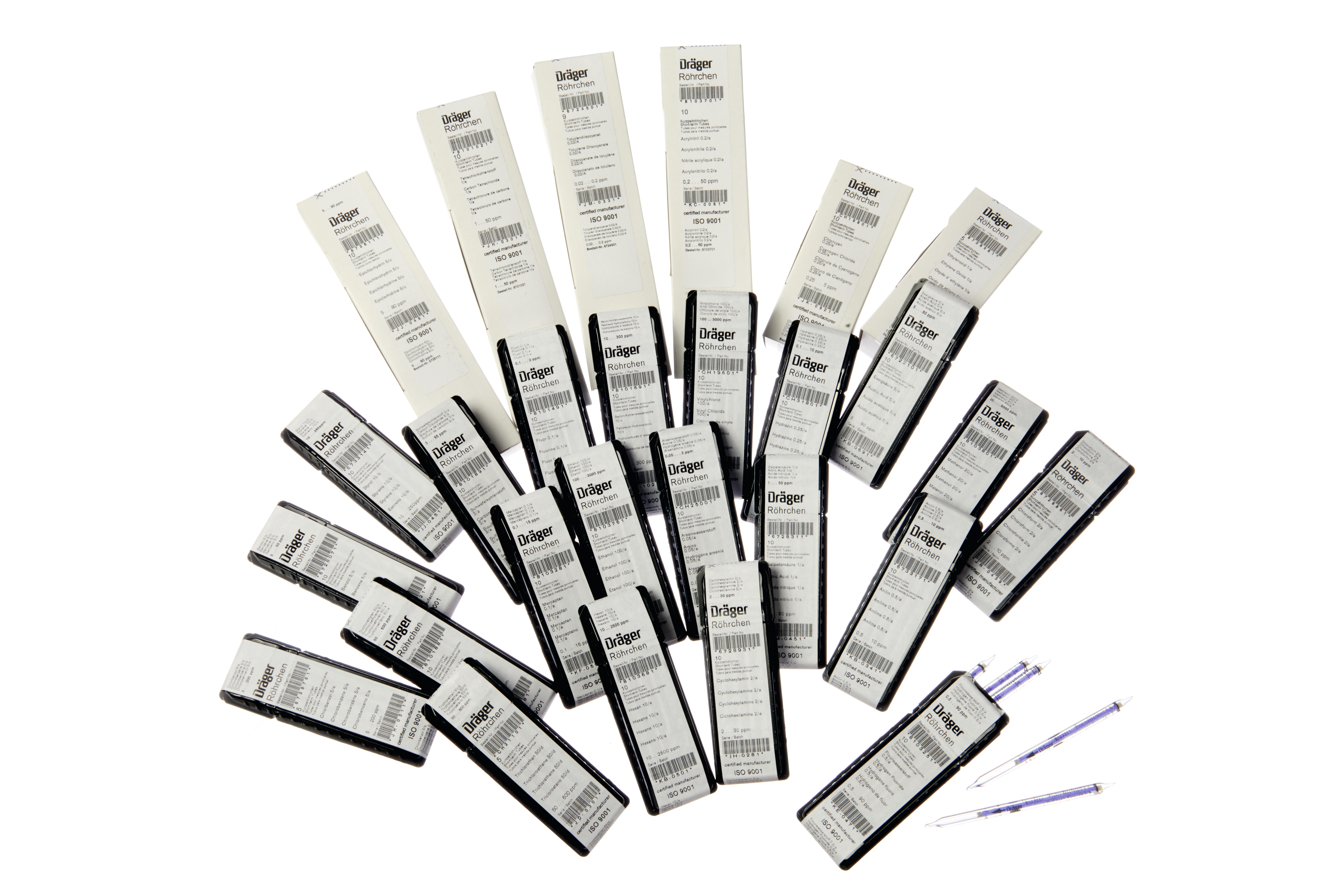 Dräger Röhrchen Set D: Ergänzung ETW-Stoffe