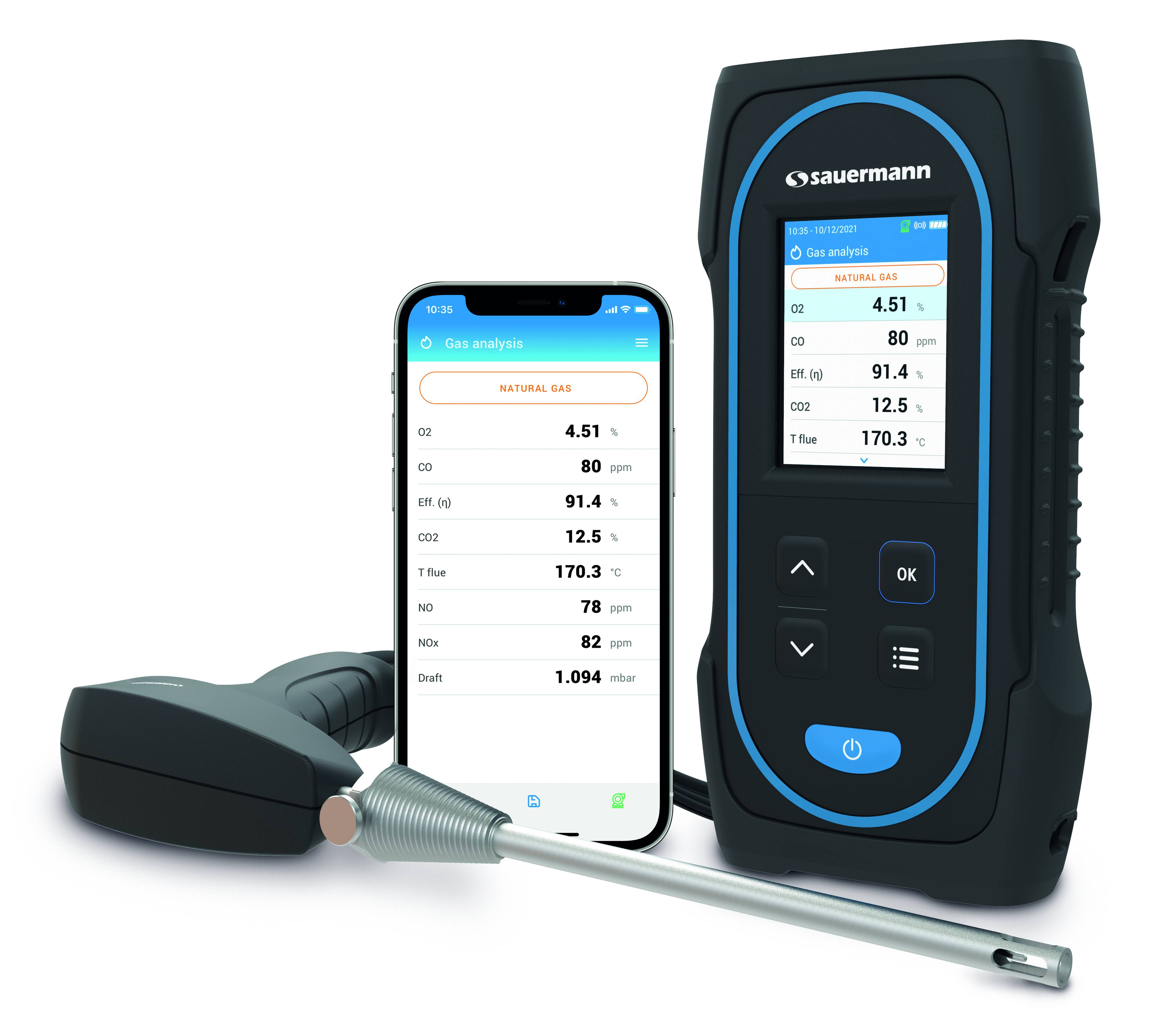 Sauermann Abgasmessgerät Si-Ca 030 Set mit Drucker2