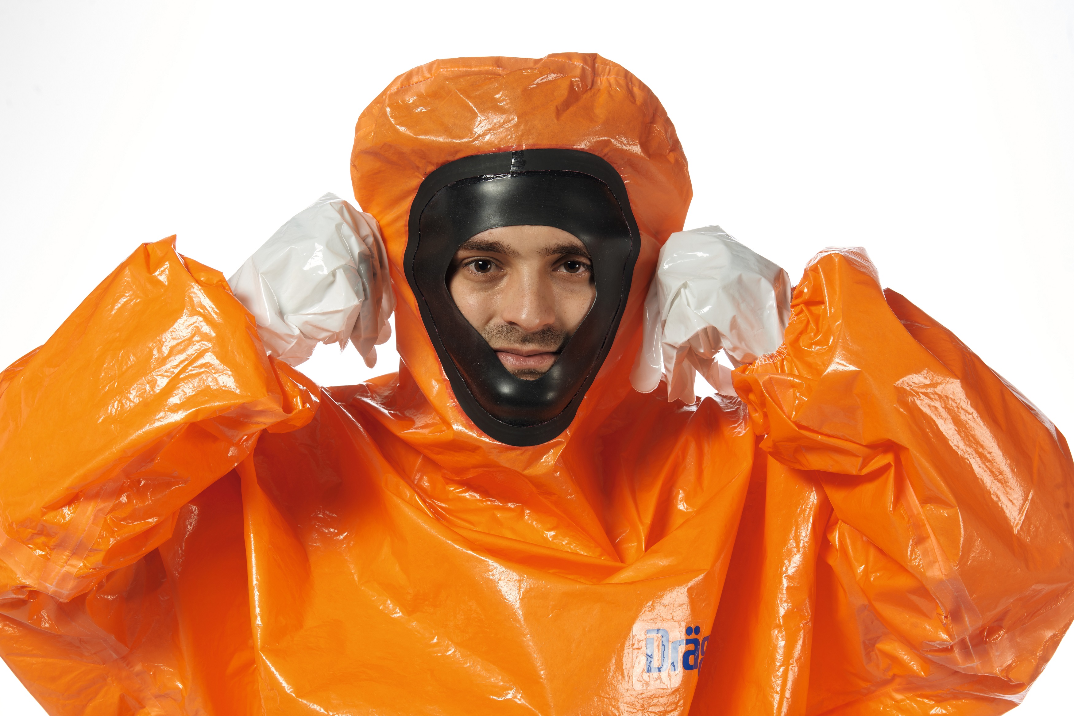 Dräger Spritzschutzanzug SPC 4800, Gr.XXXL, orange (CLF)antistat.